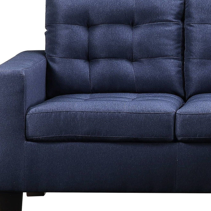 Linen Sofa - Blue