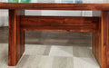 Bonneville - Dining Table - Brown Cherry / Black - Simple Home Plus