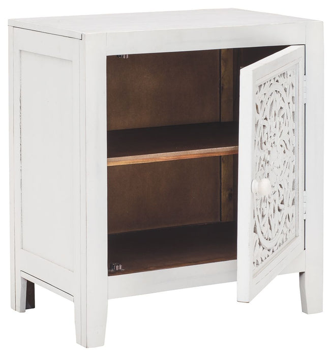 Fossil - White - Accent Cabinet - Simple Home Plus