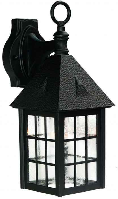 House Shaped Wall Light - Matte Black