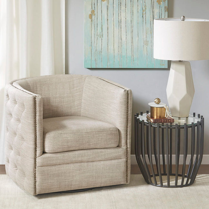 Capstone - Swivel Chair - Cream