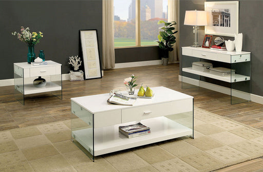 Raya - Sofa Table - White - Simple Home Plus