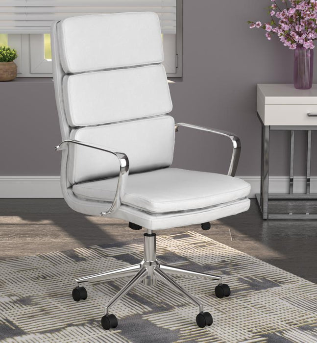 Ximena - High Back Upholstered Office Chair - Simple Home Plus