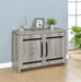 Enoch - 2-Door Accent Cabinet - Gray Driftwood - Simple Home Plus