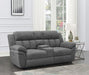 Bahrain - Upholstered Loveseat With Console - Simple Home Plus