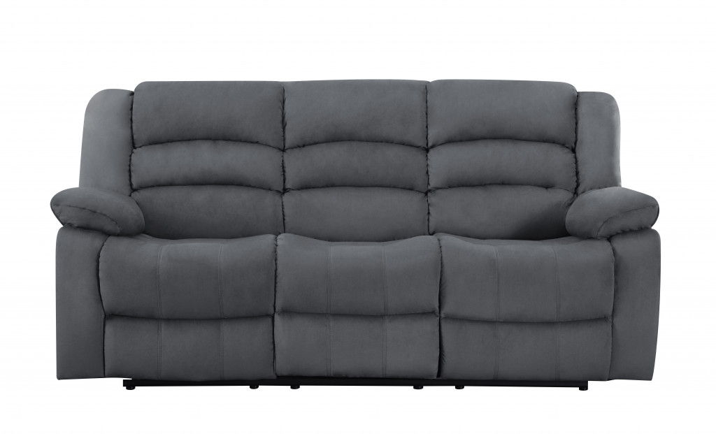 Contemporary Fabric Sofa - Gray