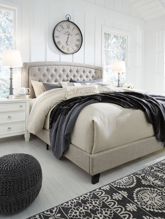 Jerary - Arched Upholstered Bed - Simple Home Plus