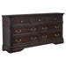 Cambridge - 7-Drawer Rectangular Dresser - Cappuccino - Simple Home Plus