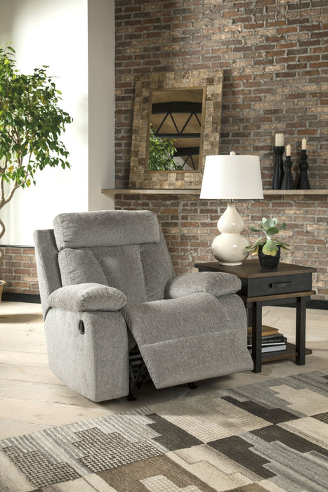 Mitchiner - Fog - Rocker Recliner - Simple Home Plus