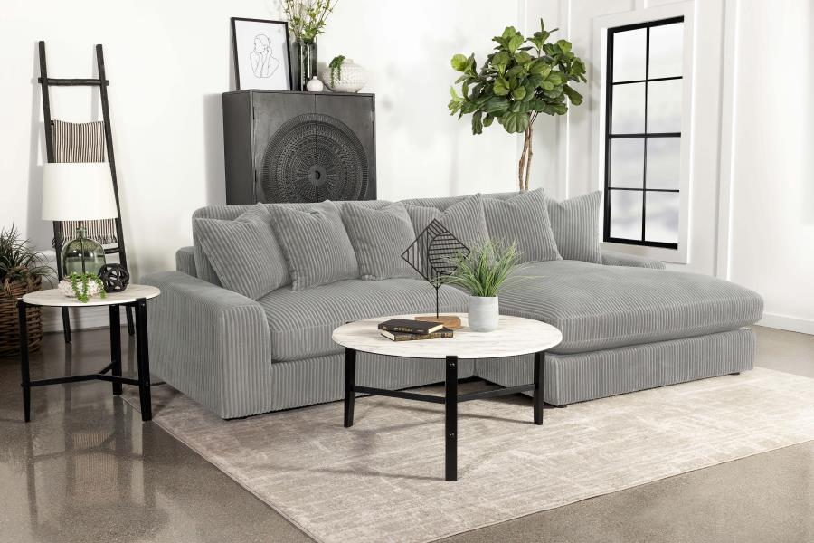 Blaine - Upholstered Reversible Sectional - Simple Home Plus