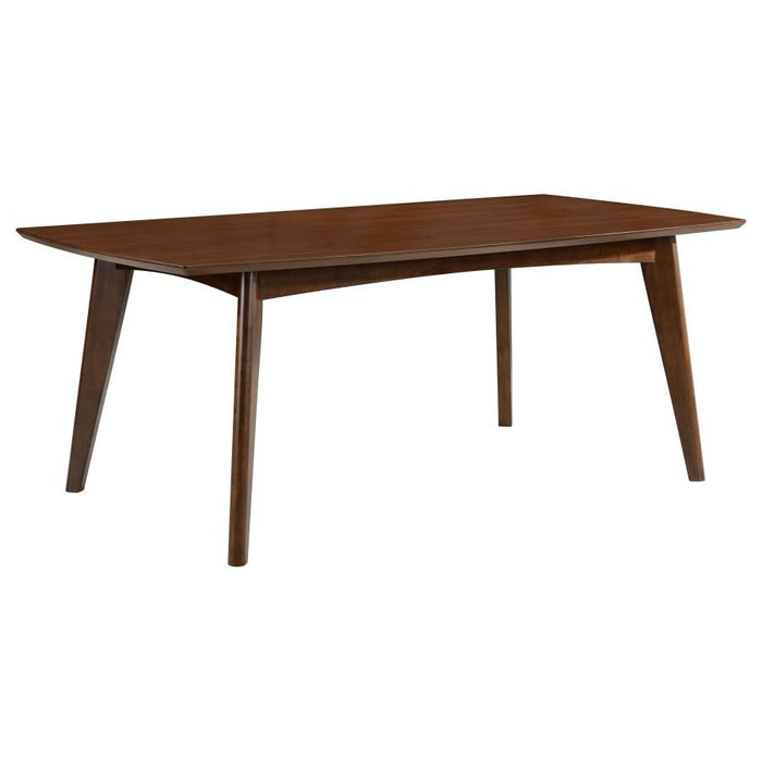 Malone - Rectangular Dining Table - Dark Walnut - Simple Home Plus