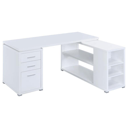 Yvette - L-shape Office Desk - Simple Home Plus