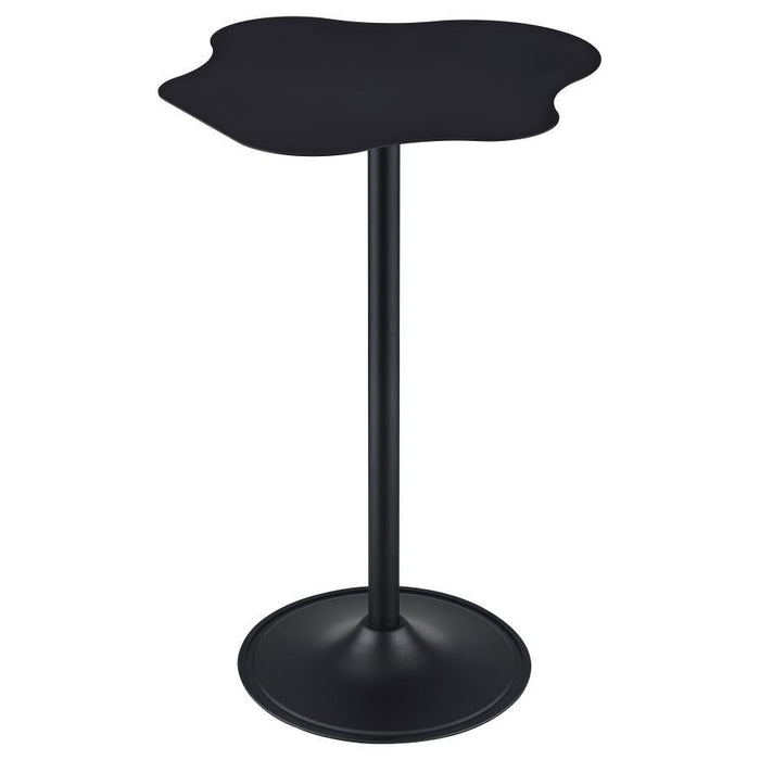 Keanu - Pedestal Cloud-Shaped Top Bar Table - Black - Simple Home Plus