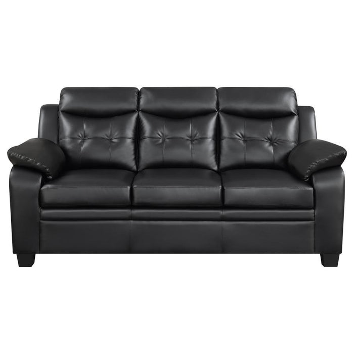 Finley - Tufted Upholstered Sofa - Black - Simple Home Plus