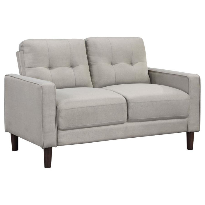 Bowen - Upholstered Track Arms Tufted Loveseat - Simple Home Plus