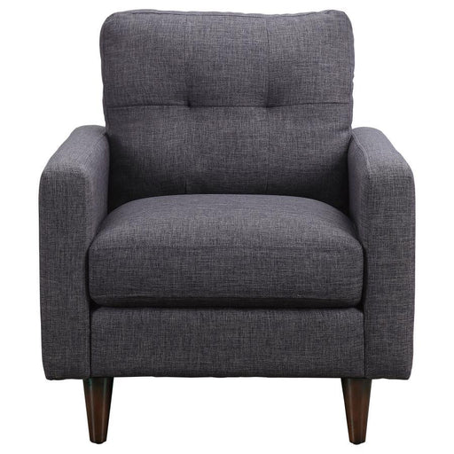 Watsonville - Tufted Back Chair - Gray - Simple Home Plus