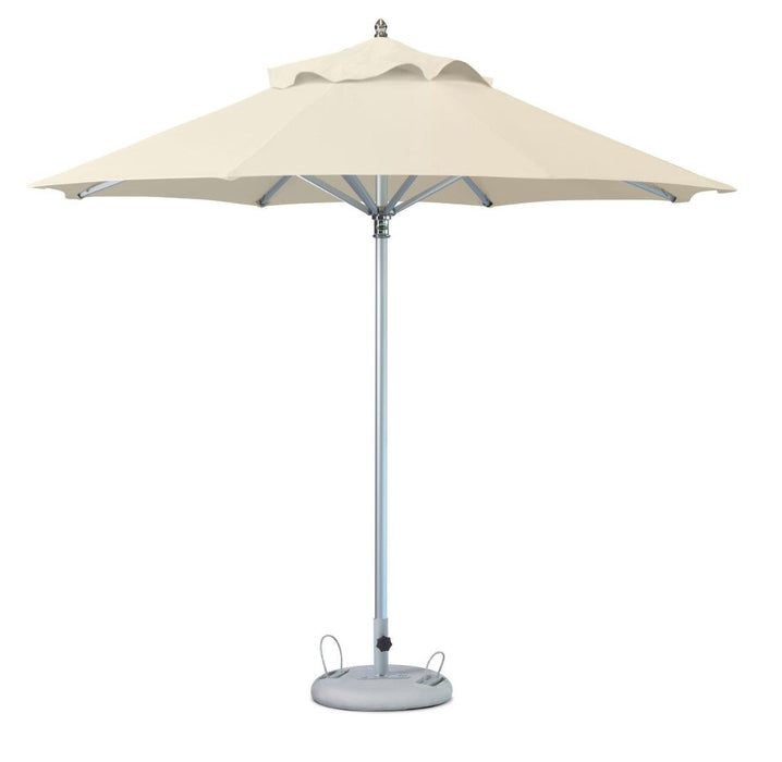 Polyester, Round Market Patio Umbrella - Ecru