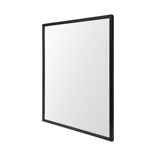 Accent Rectangle Mirror With Lakeside Design - Espresso