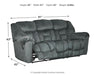 Capehorn - Granite - Reclining Sofa - Simple Home Plus