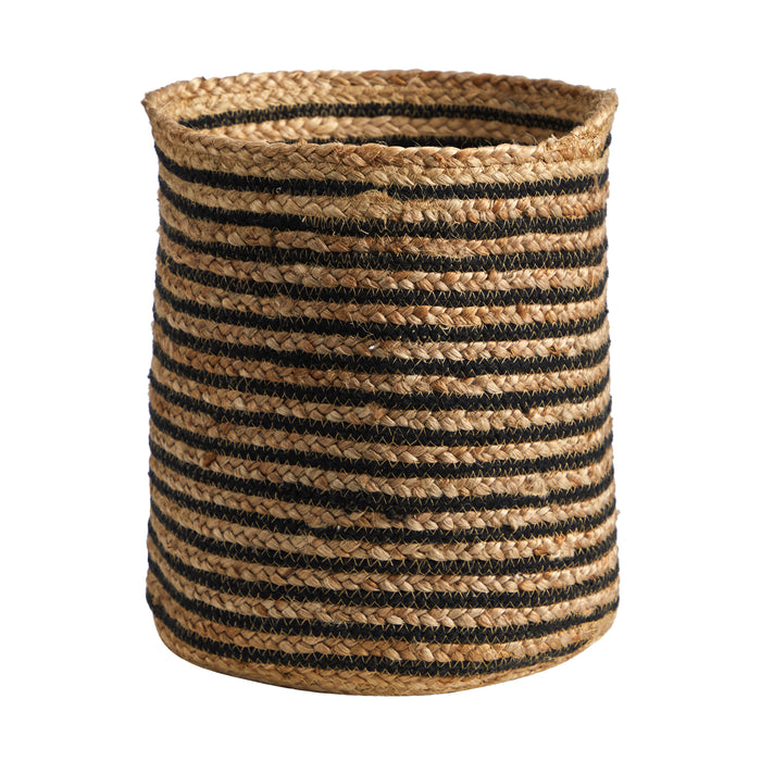 13.5" Handmade Natural Jute Basket