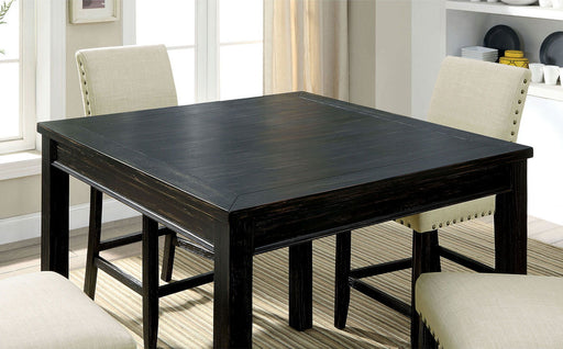 Kristie - 5 Piece Counter Height Table Set - Antique Black - Simple Home Plus