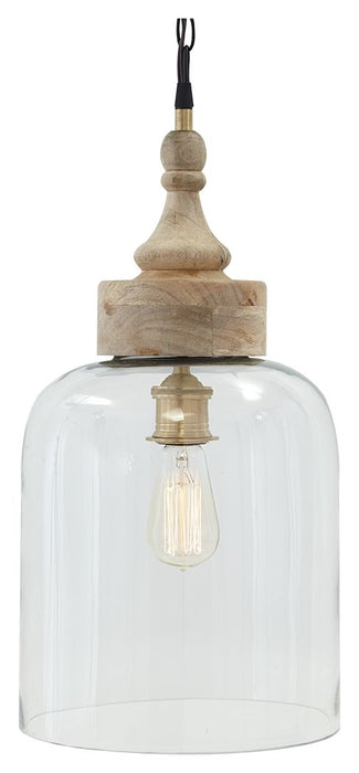 Faiz - Transparent - Glass Pendant Light - Simple Home Plus