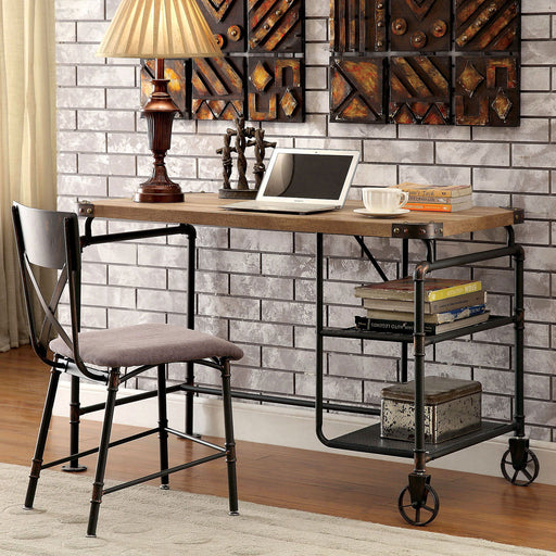 Olga - Desk - Antique Black - Simple Home Plus