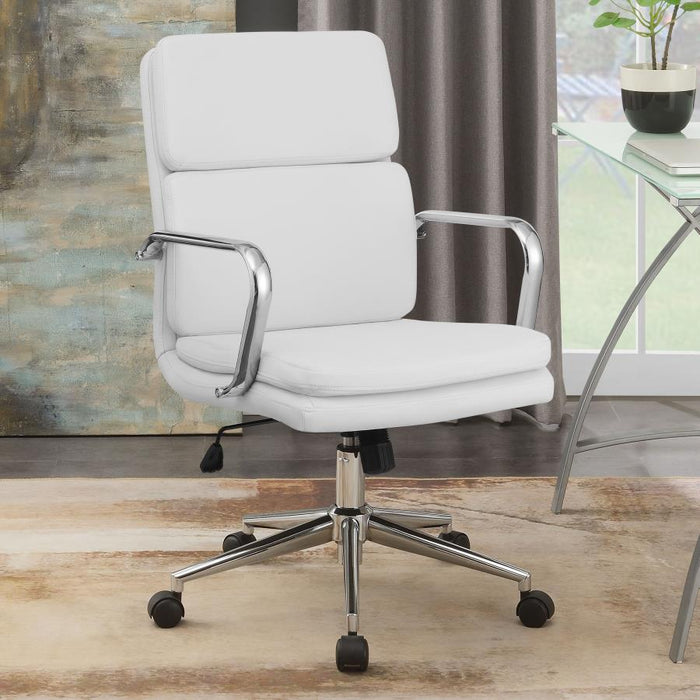 Ximena - Standard Back Upholstered Office Chair - Simple Home Plus