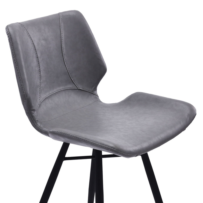 Counter Height Bar Chair - Gray / Black