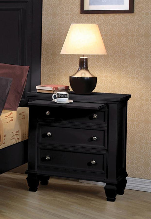 Sandy Beach - 3-drawer Nightstand - Simple Home Plus