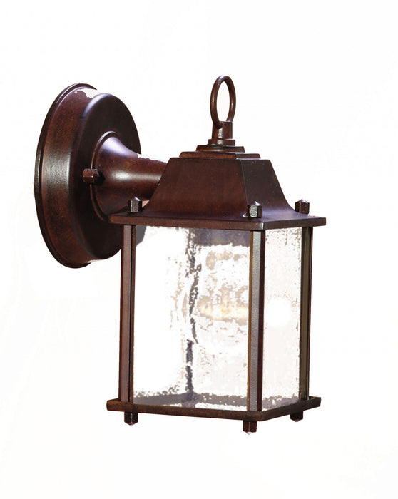 Hanging Waterfall Glass Lantern Wall Light - Dark Brown