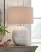 Jamon - Beige - Ceramic Table Lamp - Simple Home Plus