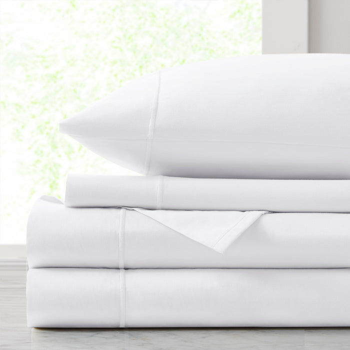 Luxury Egyptian - California King Sheet Set - White