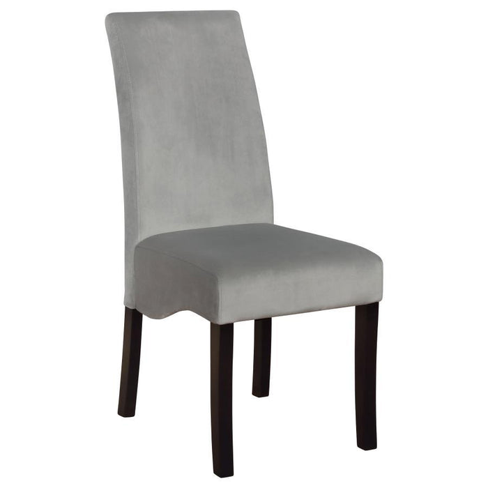 Stanton - Upholstered Side Chairs (Set of 2) - Gray - Simple Home Plus