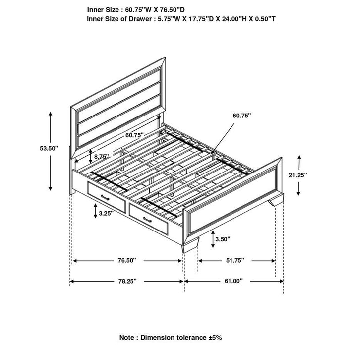 Kauffman - Storage Bed - Simple Home Plus