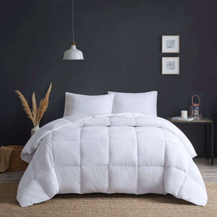 Heavy Warmth Oversize Full Comforter - White