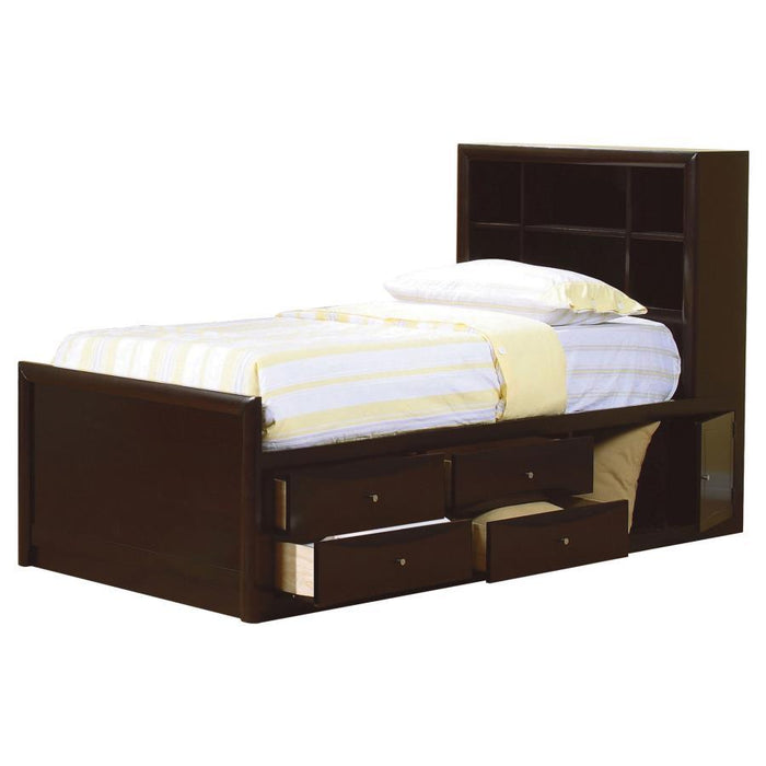 Phoenix - Bookcase Bed with Underbed Storage - Simple Home Plus