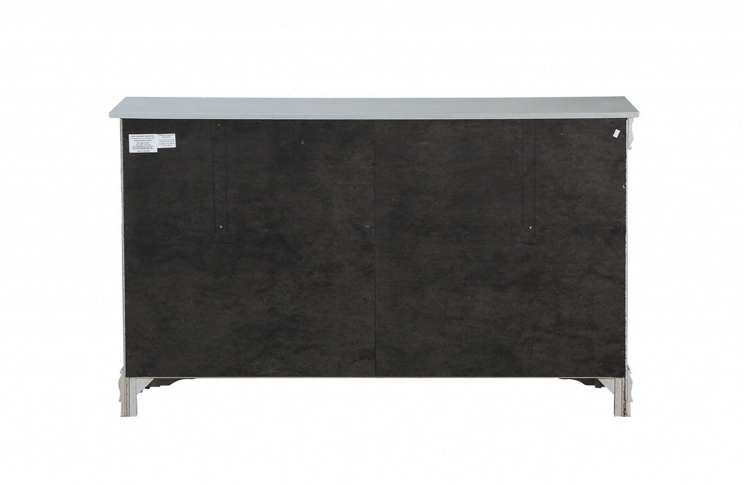 Solid Wood Double Dresser - Gray