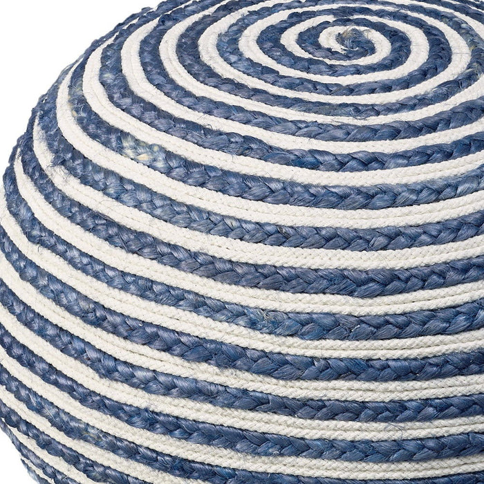 Ottoman Jute - Blue