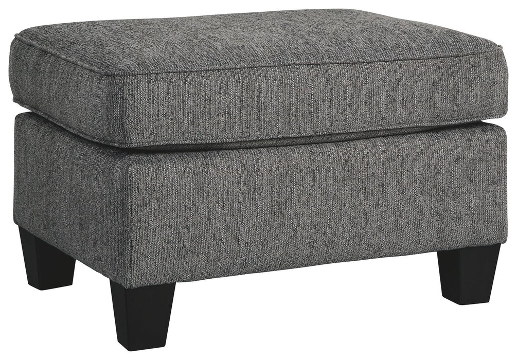 Agleno - Charcoal - Ottoman - Simple Home Plus