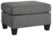 Agleno - Charcoal - Ottoman - Simple Home Plus