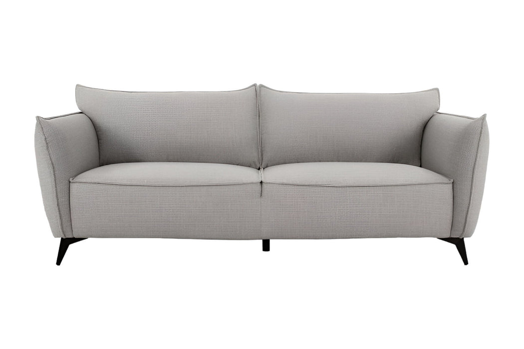 Sofa With Black Legs - Gray