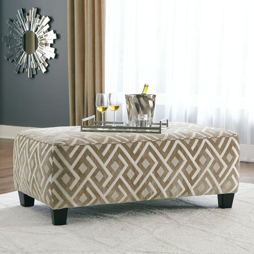 Dovemont - Putty - Oversized Accent Ottoman - Simple Home Plus