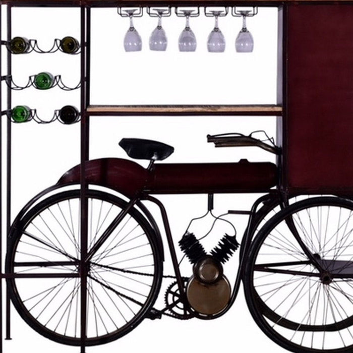 Tricycle Delivery Bar - Maroon