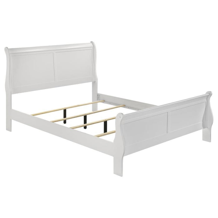 Louis Philippe - Panel Sleigh Bed - Simple Home Plus