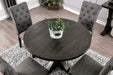 Alfred - Round Table - Antique Black / Ivory - Simple Home Plus