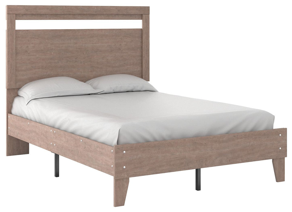 Flannia - Panel Platform Bed