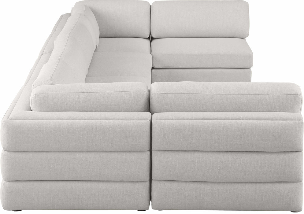 Beckham - Modular Sectional 6 Piece - Beige - Modern & Contemporary