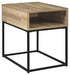 Gerdanet - Natural - Rectangular End Table - Simple Home Plus