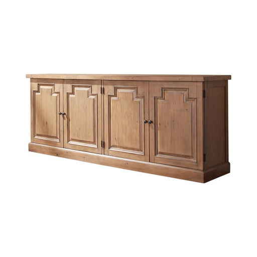 Florence - 4-Door Sideboard - Rustic Smoke - Simple Home Plus